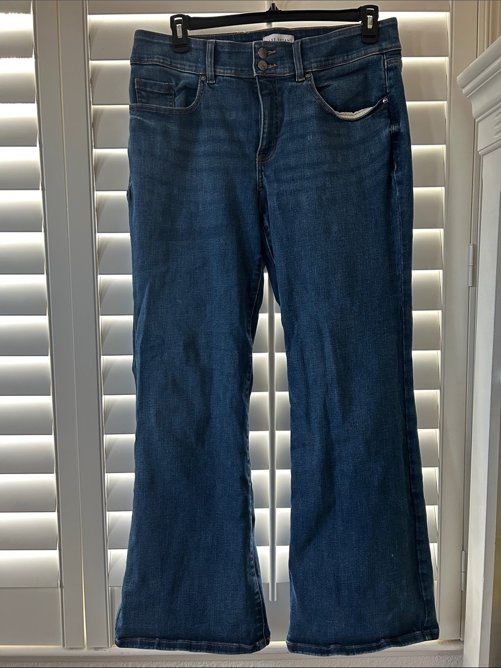 Lane Bryant Dark Blue Flare Jeans